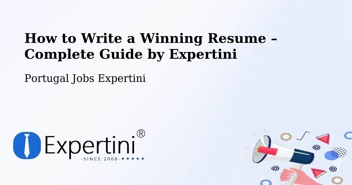 Resume Writing Guide for Job Seekers – Abrantes - Abrantes, Portugal Jobs Expertini